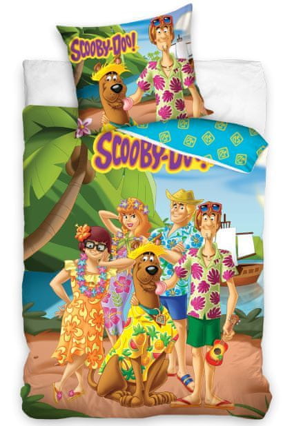 Carbotex Detské obliečky Scooby Doo Dovolenka na Havaji